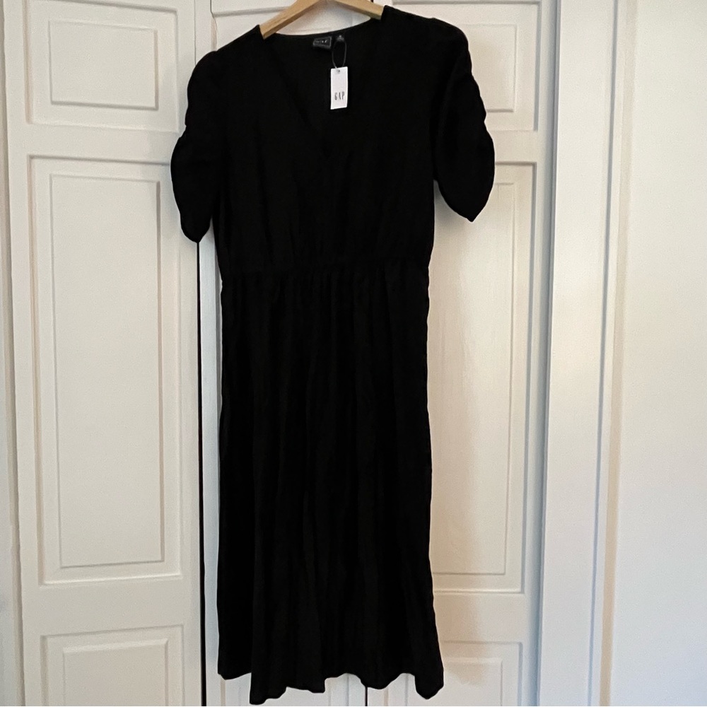 Gap Corduroy niceness wrap front winter midi dress